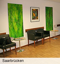 Wartezimmer der Praxis für Chiropraktik in Saarbrücken